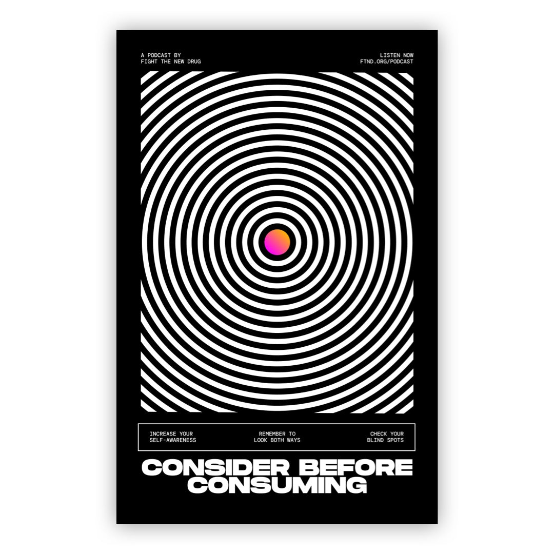 Consider Before Consuming Poster