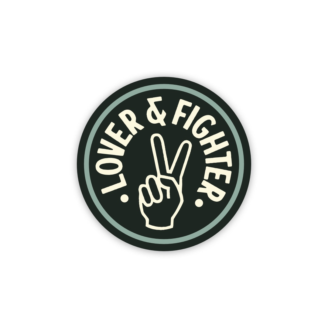 Lover & Fighter Sticker