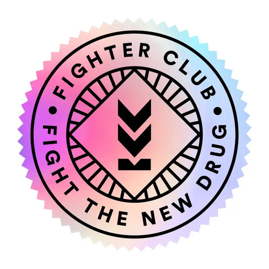 Fighter Club Holographic Sticker