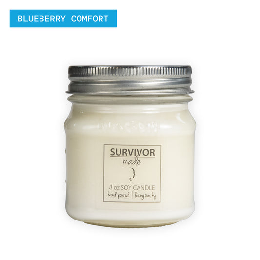 Survivor Made Artisan Candle - Blueberry Comfort