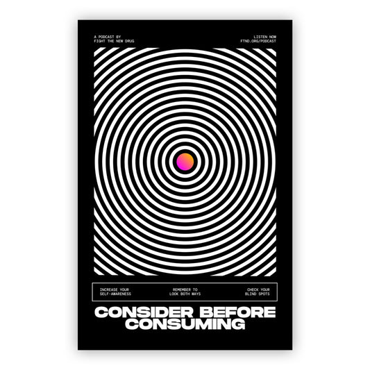 Consider Before Consuming Poster