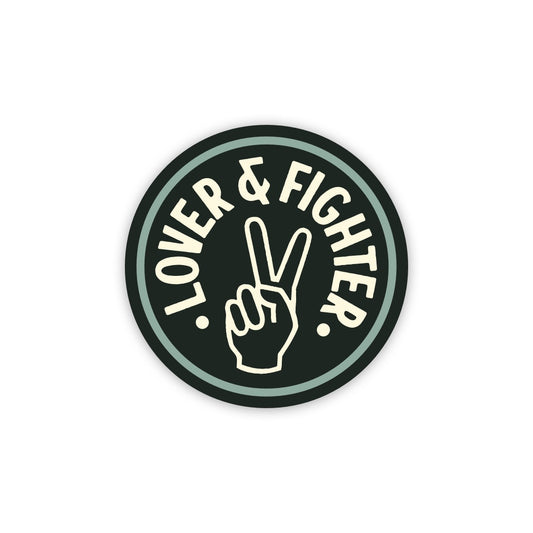 Lover & Fighter Sticker